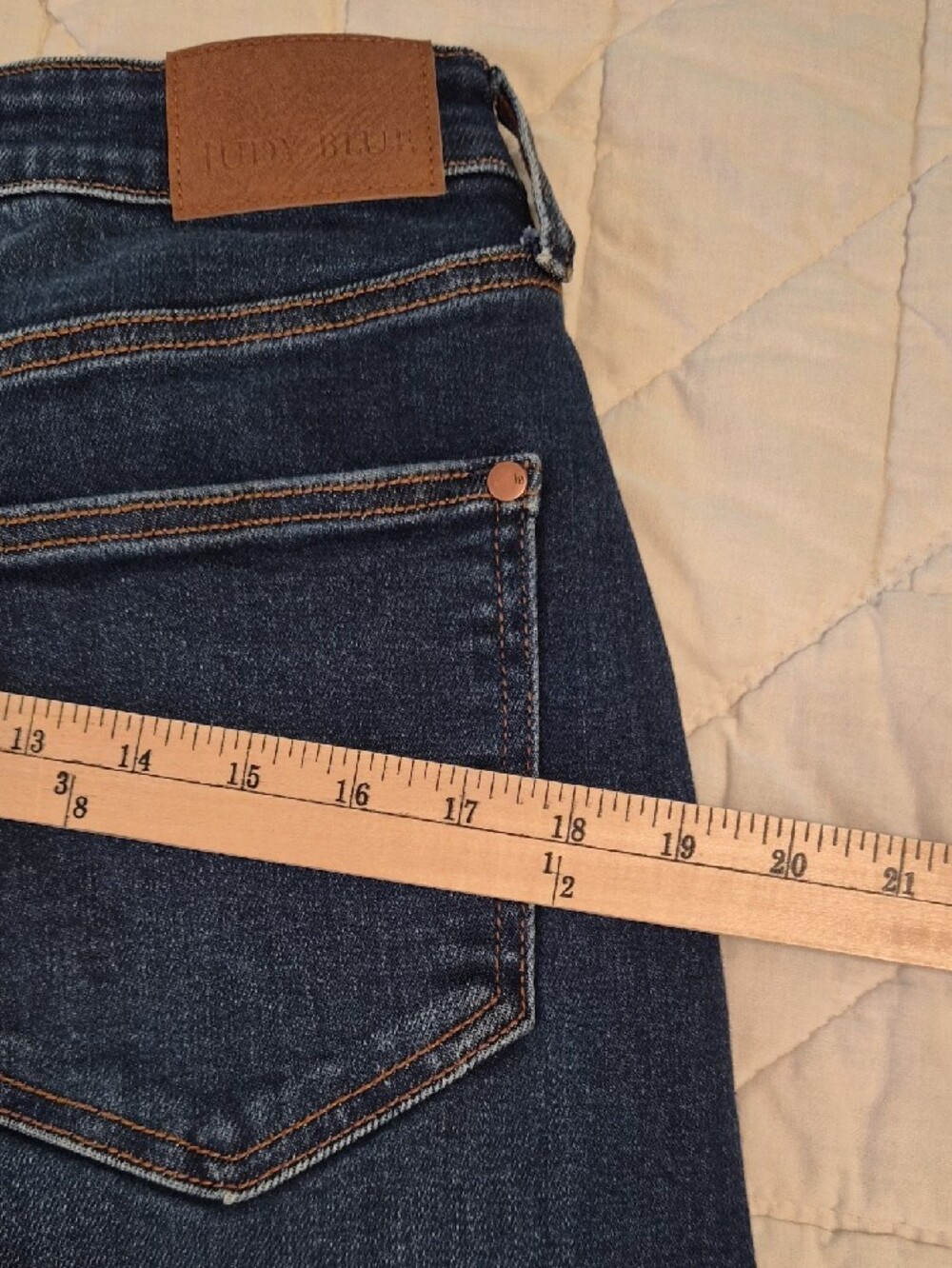 Judy Blue High Rise 'Jorts' Shorts- Size S - Picture 6 of 12